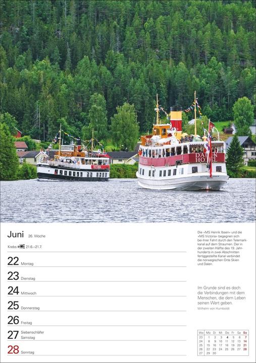 Immagine prodotto Harenberg Skandinavien Wochenplaner 2026 - Eine Reise in 53 Bildern