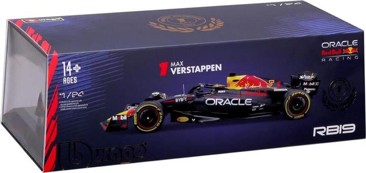 Productafbeelding Bburago Red Bull Racing RB19 1/24 Verstappen 2023