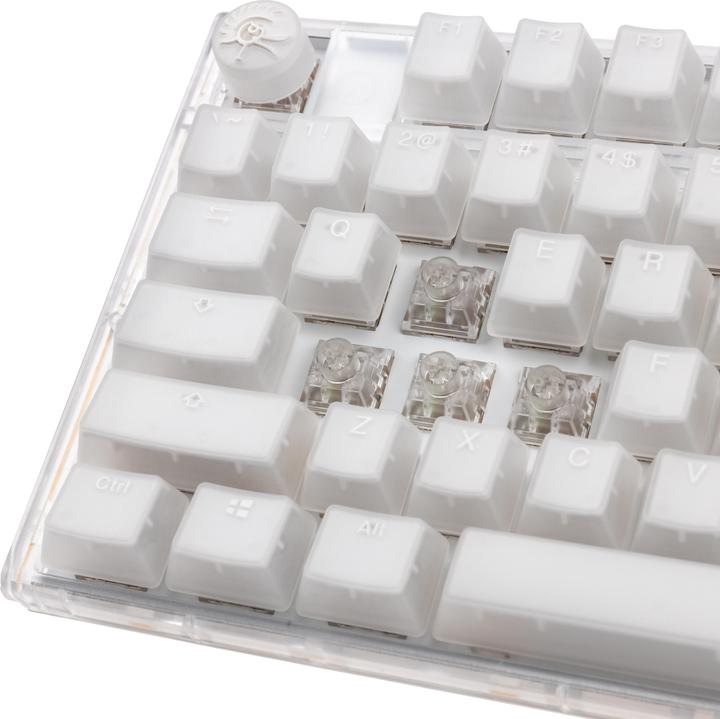 Image du produit Ducky One 3 Aura White TKL Clavier de jeu, RGB LED - Kailh Jellyfish Y (US) (US, Filaire)