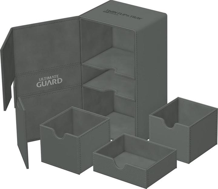 Produktbild Ultimate Guard Twin Flip'n'Tray 200+ XenoSkin Monocolor Gris