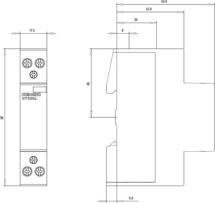 Produktbild Siemens Insta Contactor 2NC 230V