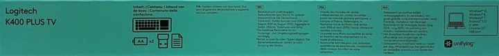 Produktbild Logitech K400 Plus (DE, Kabellos)