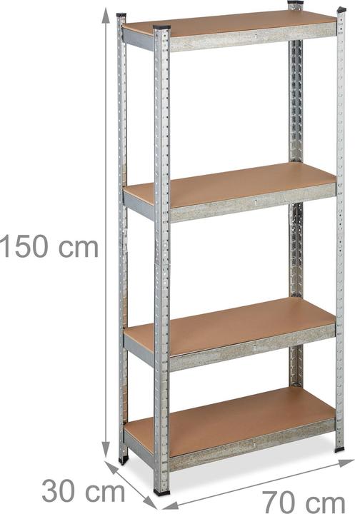 Produktbild Relaxdays Schwerlastregal