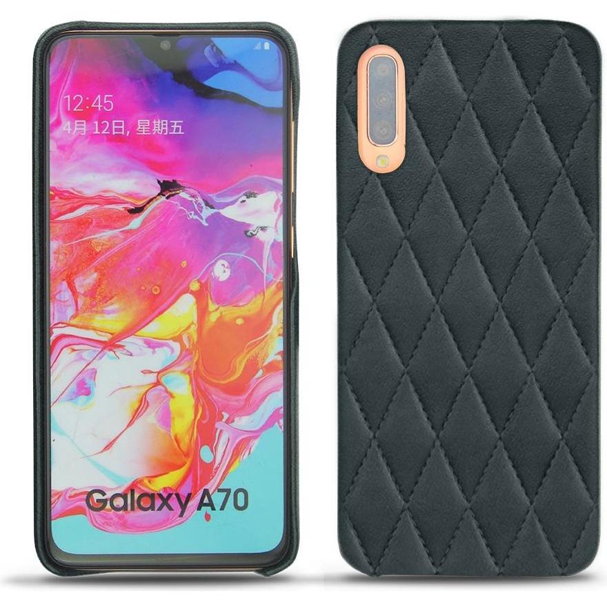 Thumbnail - Noreve Lederschutzhülle (Samsung Galaxy A70), Smartphone Hülle, Blau