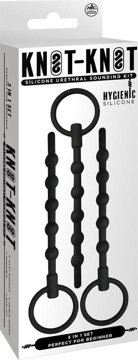 Produktbild NMC 3 in 1 silicone urethral sound kit set black