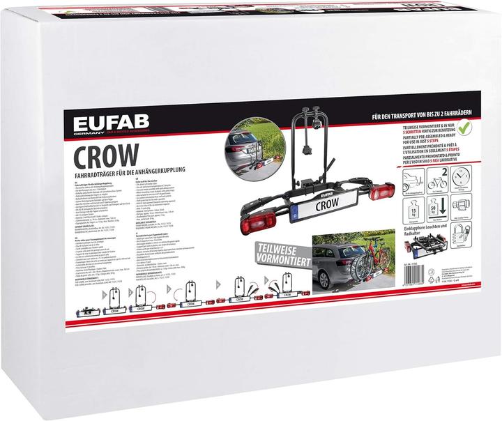 Actual product image Eufab Bicycle carrier Crow