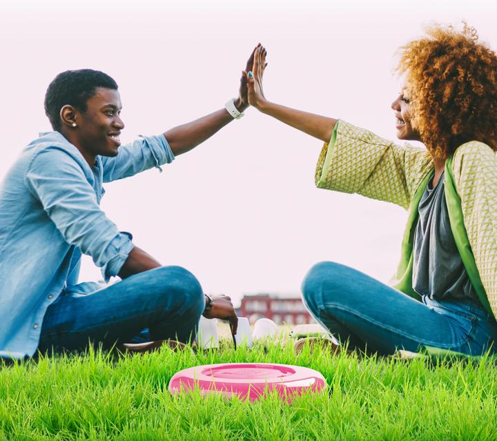 Actual product image Lenco BT Loudspeaker Frisbee BT,w.light function AFB-100PK