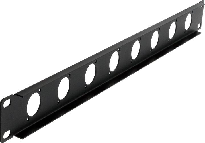 Actual product image Exsys 19" Rack panel, 1U, 8x D-type (XLR)