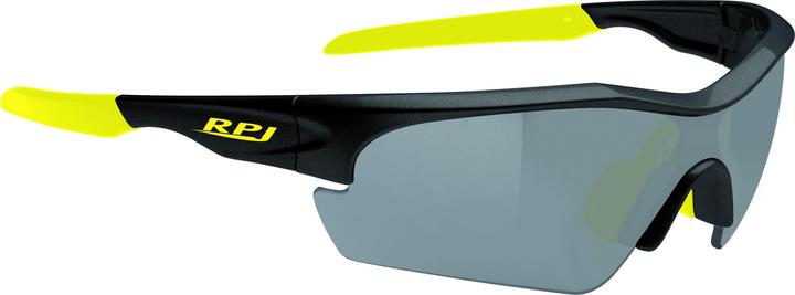 Rudy Project Corey (Noir brillant, Fluo Jaune, Yellow Flu, Smoke - Noir brillant)