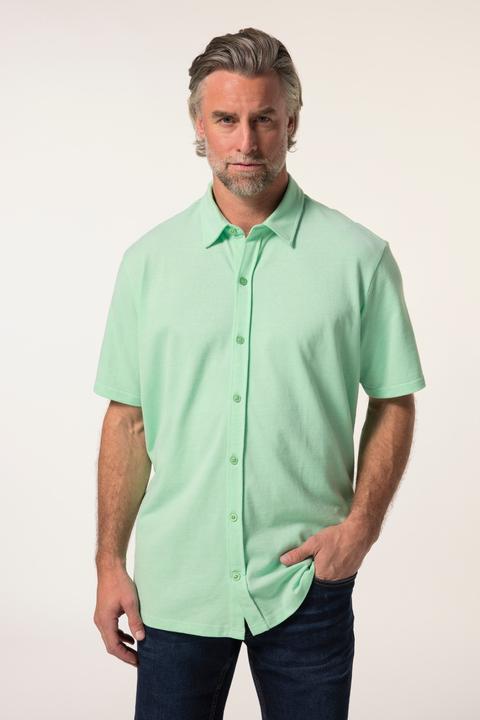 Immagine prodotto Boston Park Piqué-Hemd, Halbarm, Kentkragen, Comfort Fit (3XL)