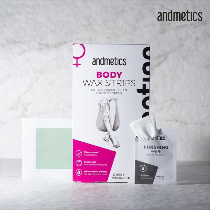 Produktbild Andmetics Körper Wachsstreifen (20 x)