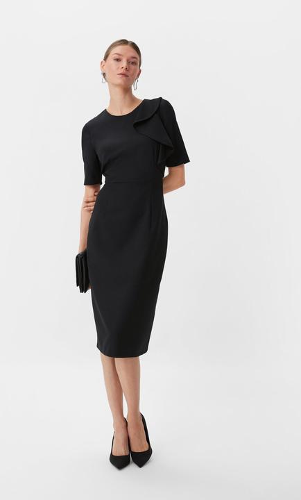 Produktbild Comma Kleid Kleid mit Volant-Detail (32)