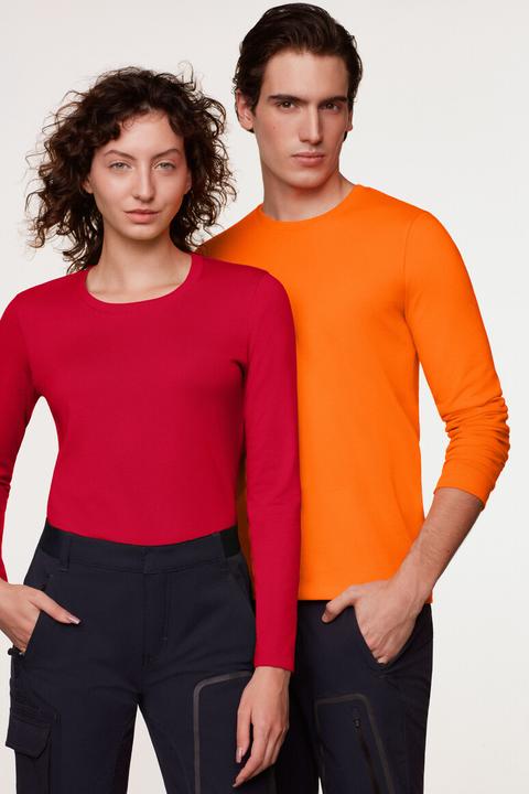 Actual product image Hakro Ladies longsleeve PERFORMANCE wine red size S (S)