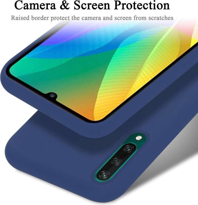 Actual product image Cadorabo Bumper Case for Huawei Y6P TPU Liquid Silicone Cover for Huawei Y6P (Huawei Y6p)