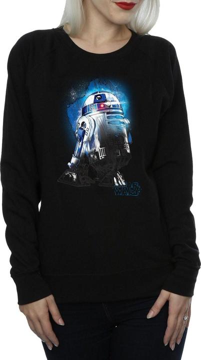 Actual product image Star Wars Womens/Ladies The Last Jedi R2-D2 Brushed Sweatshirt (S)
