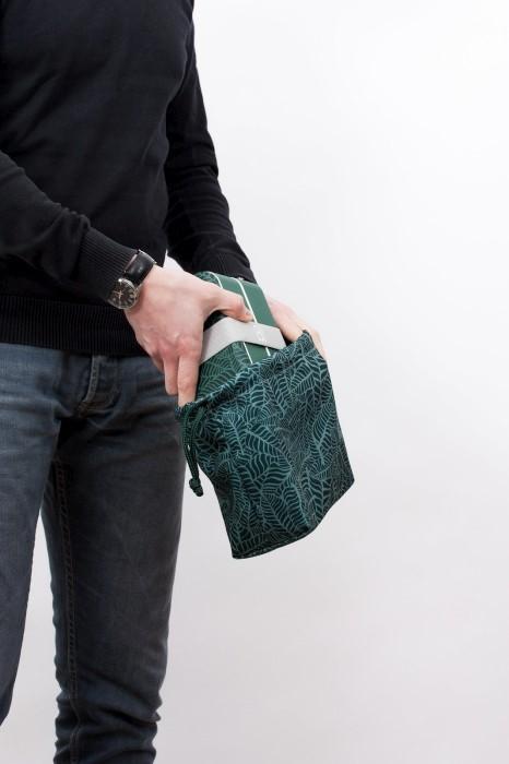 Produktbild Monbento Lunch Tasche MB Pochette M Jungle - Polyester Bento Tasche - Perfekt für Büro/Meal Prep/S