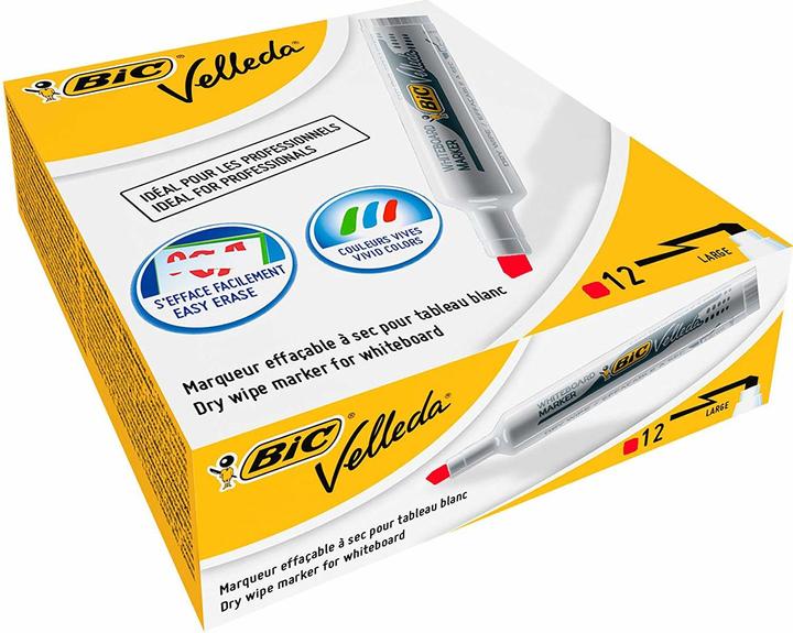 Actual product image Bic Velleda 1791 highlighter 12 piece(s) Blunt tip Red (12x)
