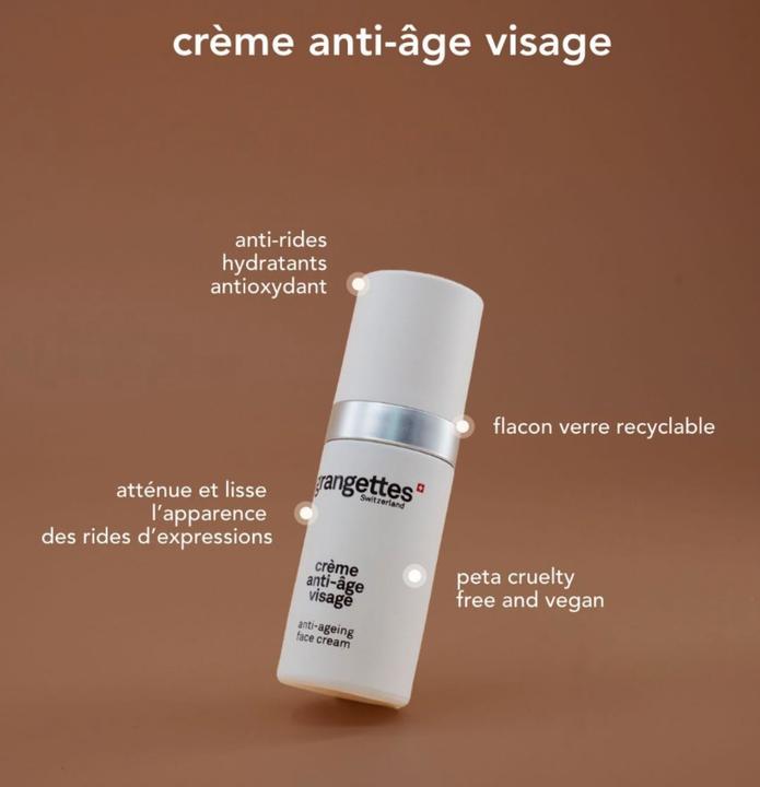 Actual product image Grangettes anti-ageing face cream (30 ml, Day cream)