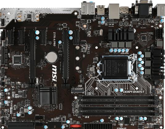 Actual product image MSI Z170-A Pro (LGA 1151, Intel Z170, ATX)