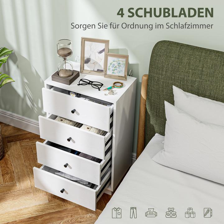 Actual product image Homcom Chest of drawers (47 x 29 x 75 cm)
