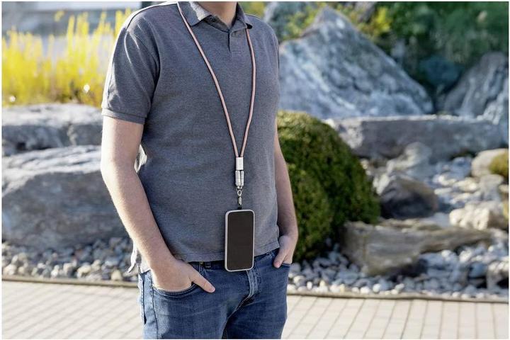 Produktbild Ansmann Lanyard Kabel USB Typ-C zu USB Typ-C 120cm / rose (1.20 m, 60 W)