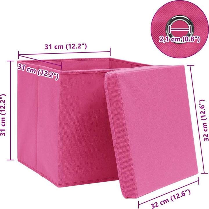 Actual product image vidaXL Aufbewahrungsbox (32 cm, 10x)