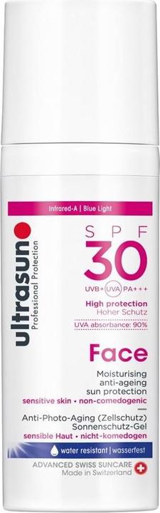 Actual product image Ultrasun Face (Sun cream face, SPF 30, 50 ml, 90 g)