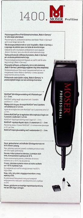 Produktbild Moser 1400-0087 Black