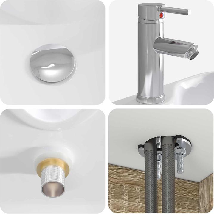 Produktbild vidaXL Waschbecken Unterschrank