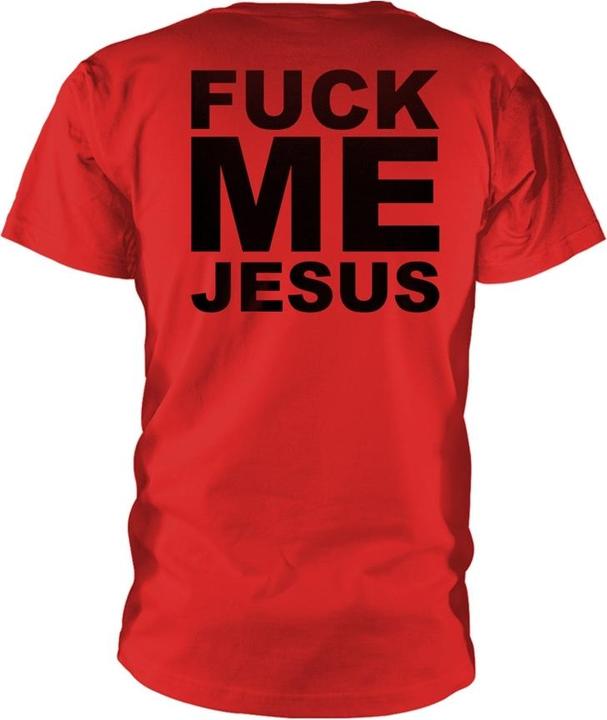 Produktbild Universal Textiles Marduk ME Jesus Tshirt(RED) L, Red, Large (L)