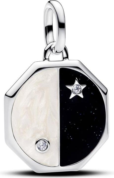 Image du produit Pandora Medallions Yin & Yang Dangle Charm (Argent 925)