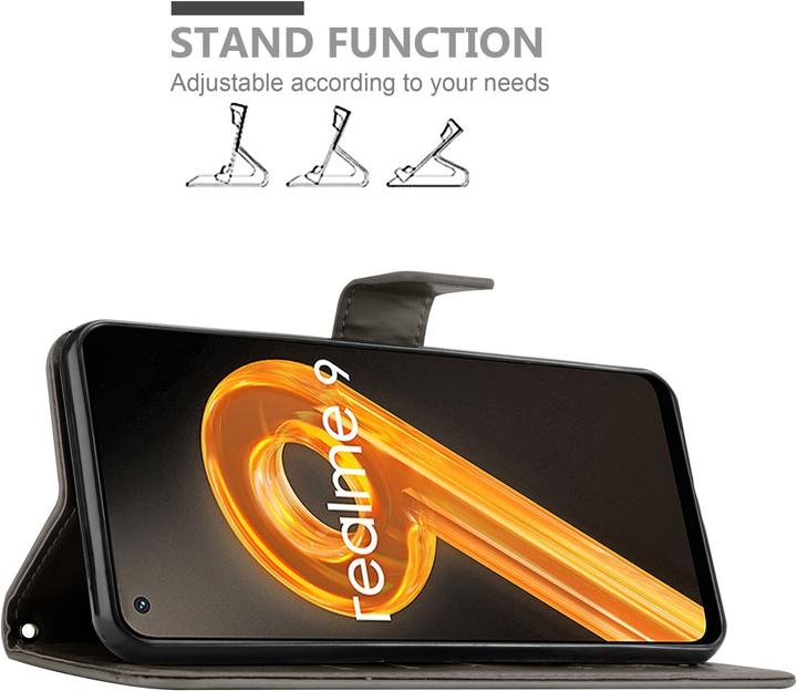 Image du produit Cadorabo Étui Flower Book pour Realme 9 4G / 9 PRO+ (Realme 9 4G, Realme 9 Pro Plus)