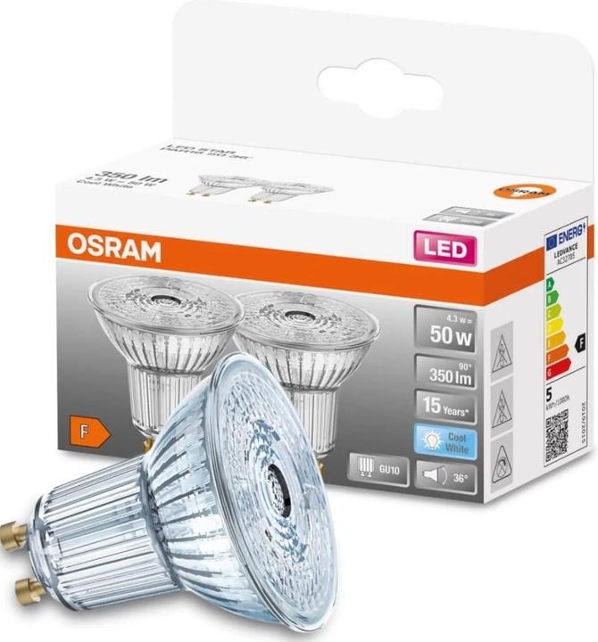 Produktbild Osram Reflektor (GU10, 4.30 W, 350 lm, 2 x, F)