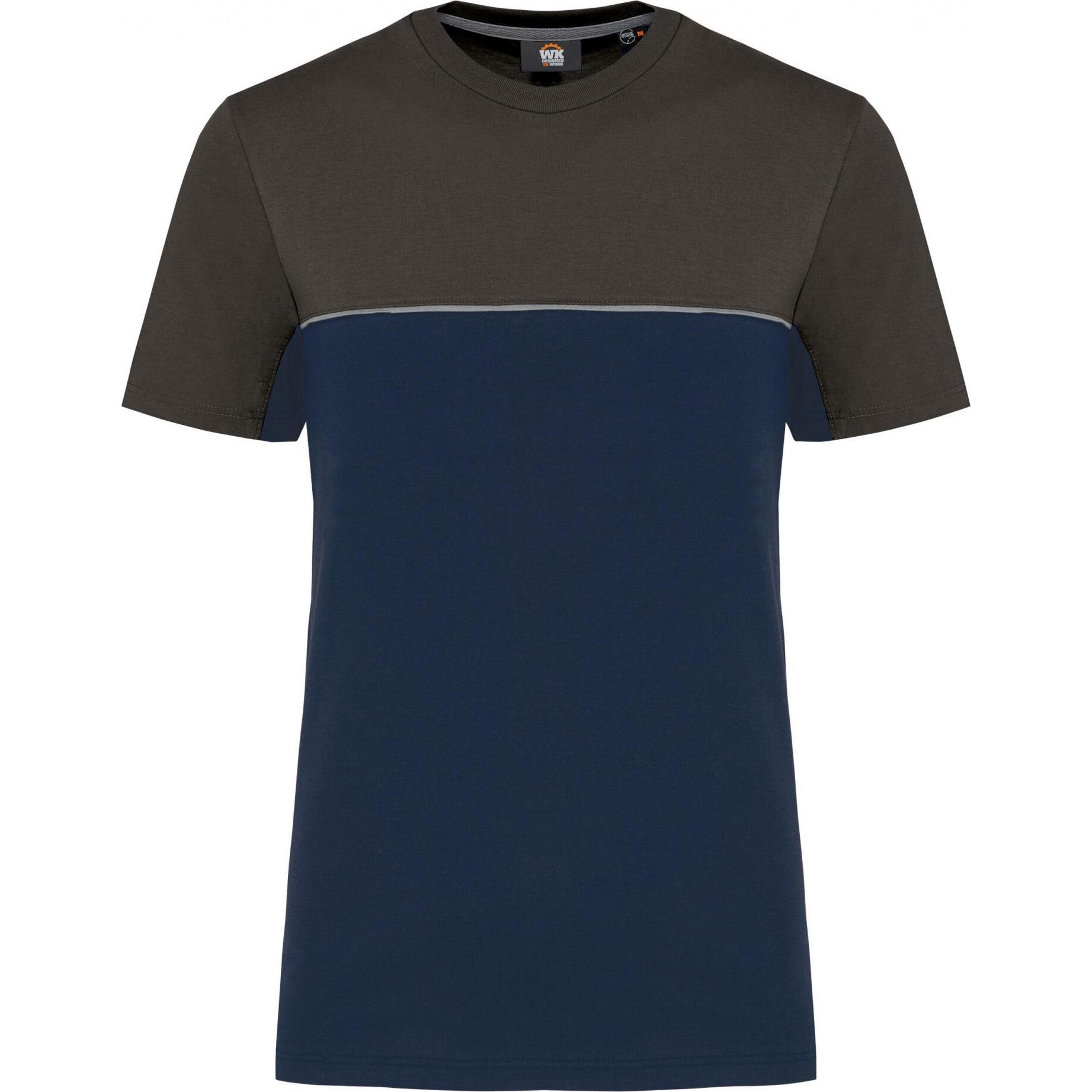 Kariban, Herren, Shirt, Zweifarbiges umweltfreundliches T-Shirt, Mehrfarbig, (4XL)