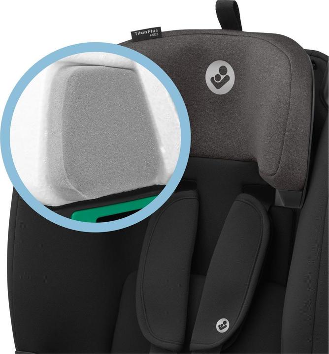 Immagine prodotto Maxi-Cosi Titan Plus i-Size Autentico Nero (Seggiolino per bambini, ECE R129/i-Size Standard)