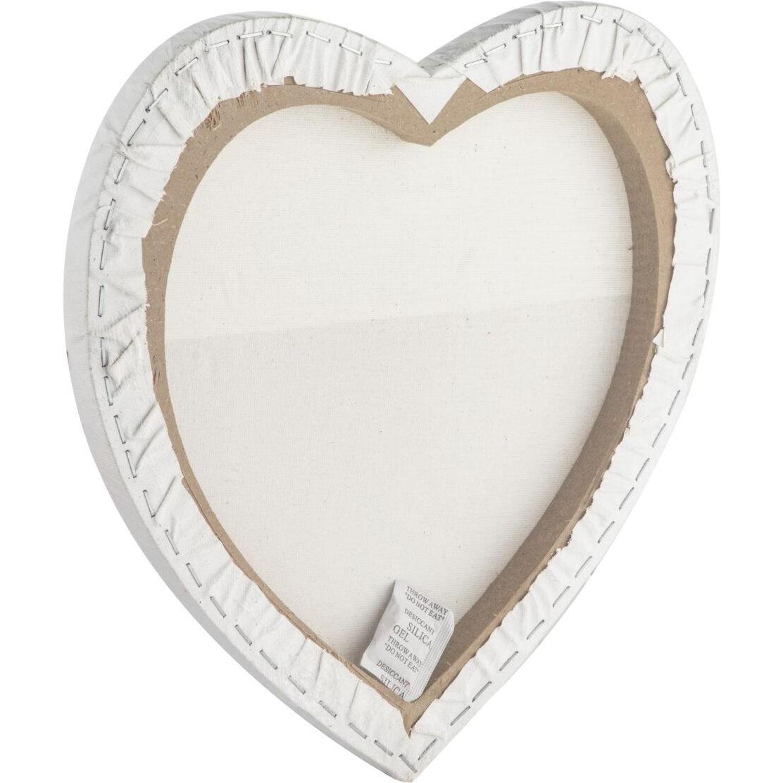 Thumbnail - Nassau, Keilrahmen, - Canvas heart 29cm 100% cotton (AR1088/GE)