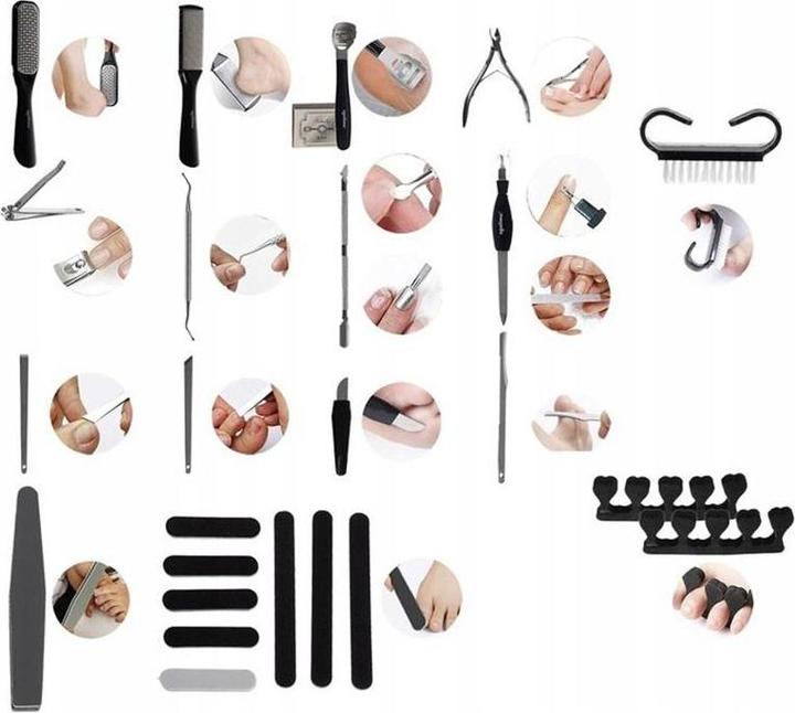 Productafbeelding JTI Luxe pedicureset - 31 stuks