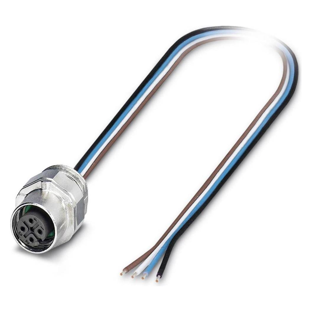 Phoenix Contact Sensor-/Aktor-Einbausteckverbi, Elektronikkabel + Stecker, Silber
