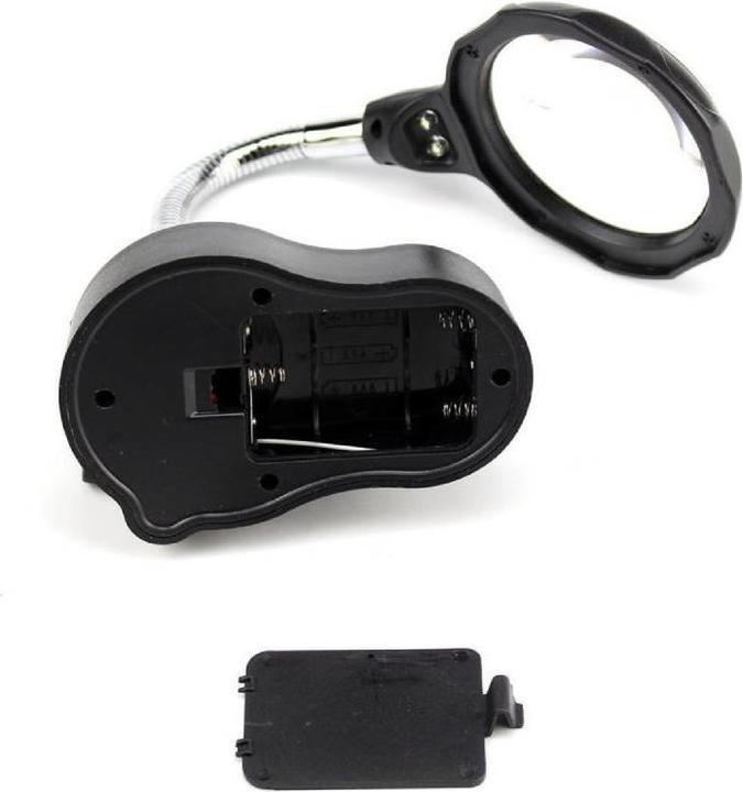 Produktbild JTI Lupe mit LED-Beleuchtung und Clips