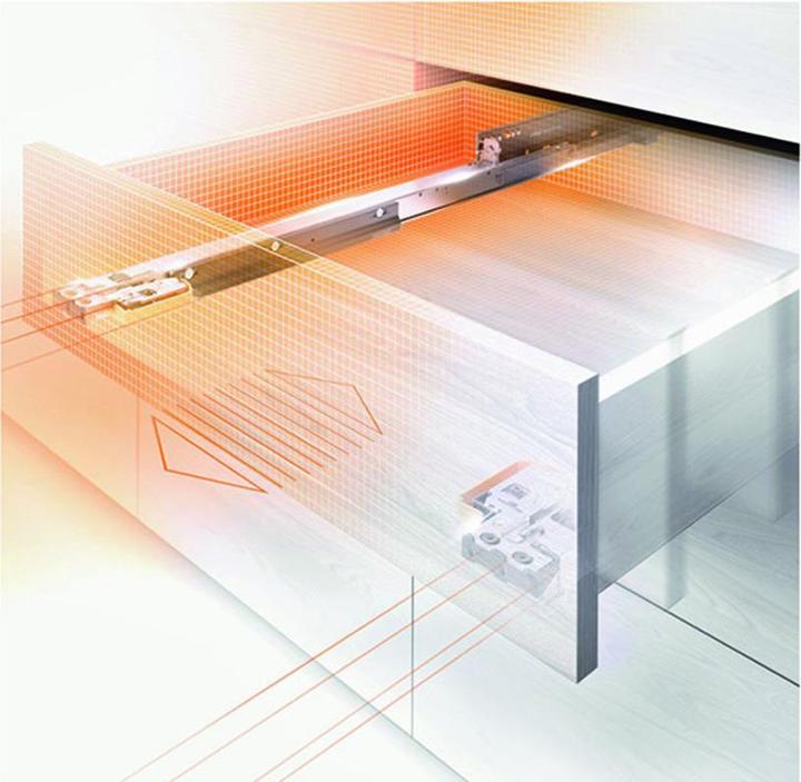 Productafbeelding Blum Volledig uitgetrokken MOVENTO 760H/766H, TIP-ON