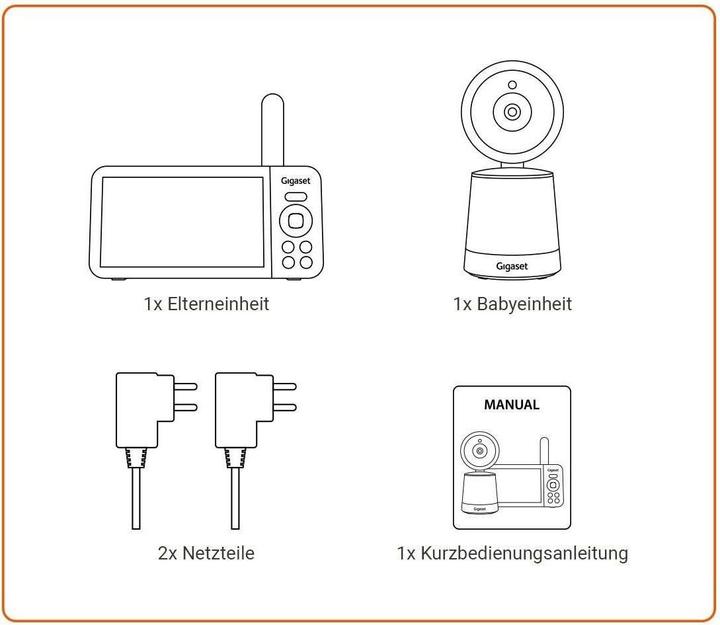 Image du produit Gigaset Baby 500 video CH Version (300 m)