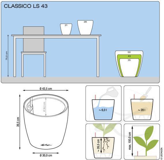 Image du produit Lechuza Classico (43 x 40 cm)
