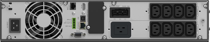 Produktbild Powerwalker USV VFI 3000 ICR IoT (3000 VA, 3000 W, Online-Doppelwandler USV)