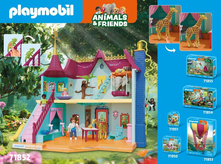 Produktbild Playmobil Kunterbunte Tiervilla (71852)