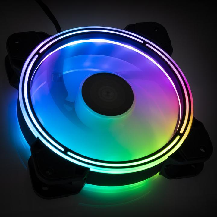 Actual product image XSPC RGB Series 2 ARGB PWM fan (120 mm, 1 x)