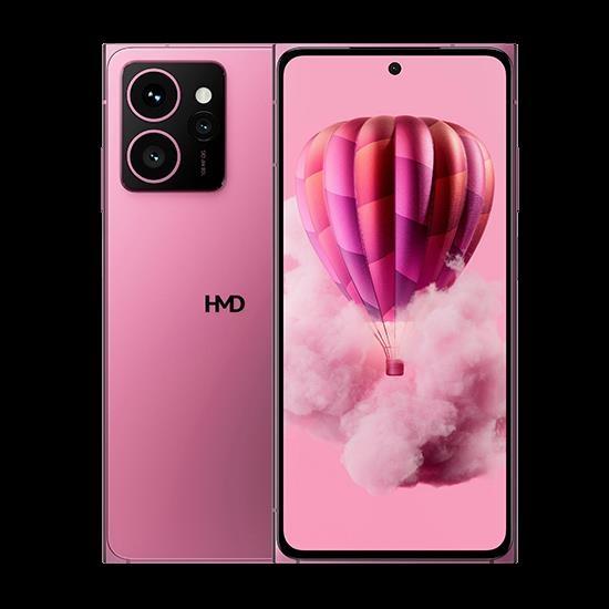 Produktbild HMD Skyline (256 GB, Neon Pink, 6.55", SIM + eSIM, 5G)