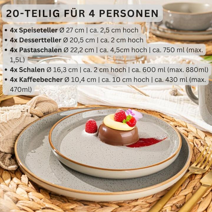 Produktbild Sänger Geschirr Kombiservice Rio (20 Stück)