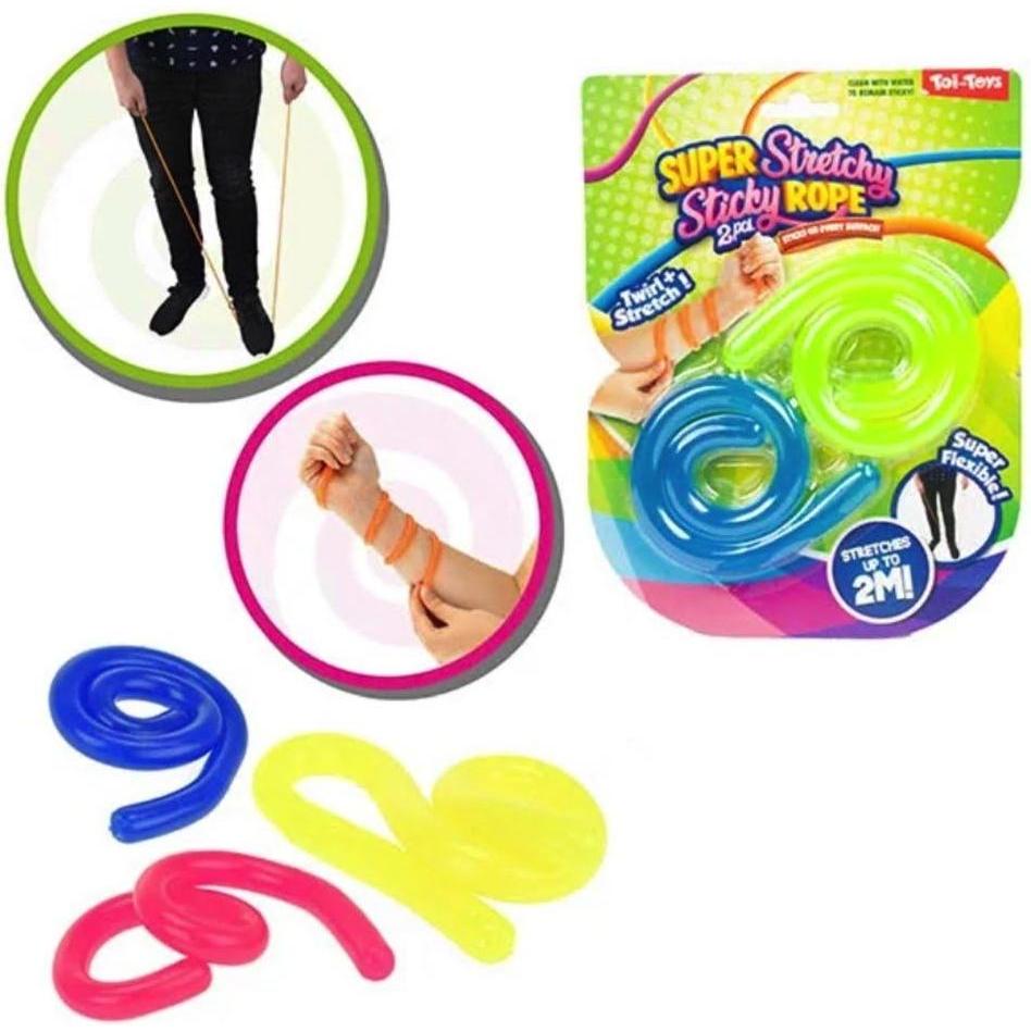 Toi-Toys Klebende Stretchseile, 2St.