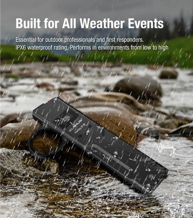 Actual product image Klarus FlatTac X1-K mit Führungsring, 4200 Lumen (inkl. Akku) (14.75 cm, 4200 lm)