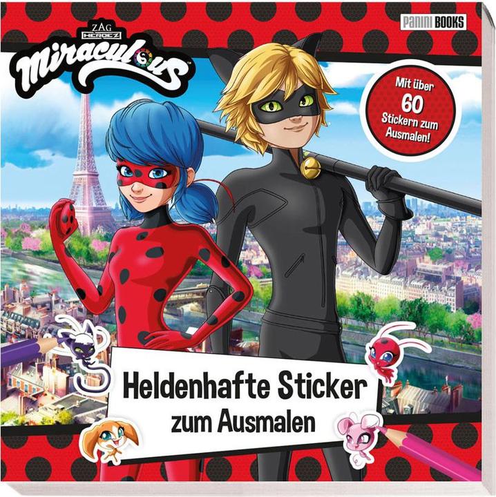 Produktbild Panini Miraculous: Heldenhafte Sticker zum Ausmalen
